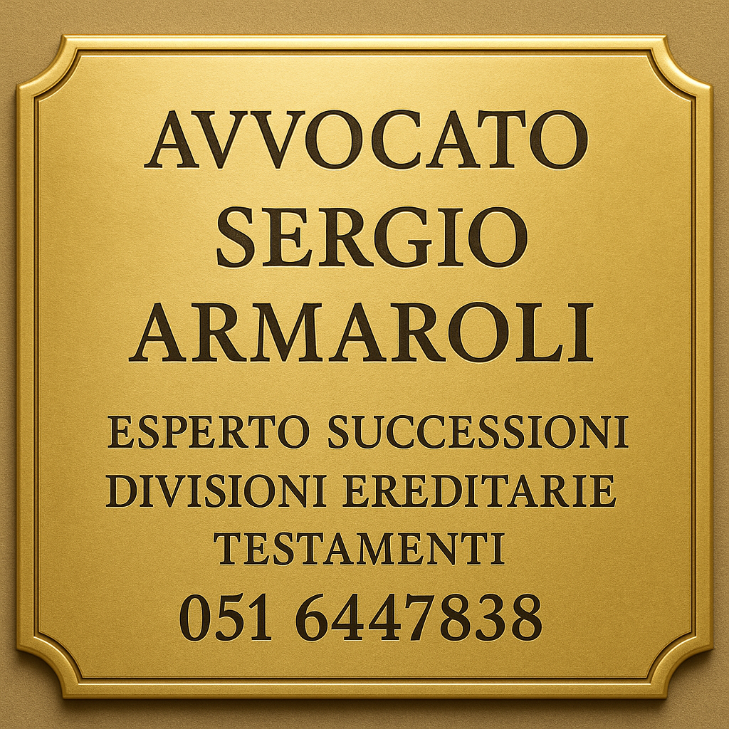Avvocato Successioni Bologna: Assistenza Legale Completa con l'Avv. Sergio Armaroli